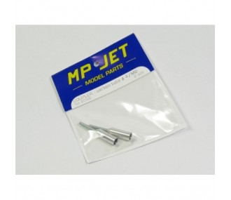 Clevis tips - Clevis tip for carbon tube Ø4mm/M2 2pcs Mp Jet - FLASH RC