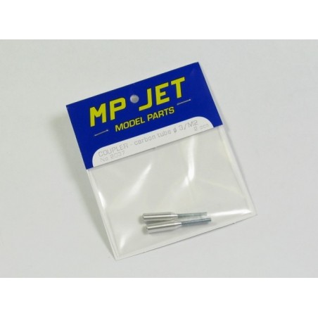 Perni a forcella - Perno a forcella per tubo in carbonio Ø3mm/M2 2pz Mp Jet - FLASH RC