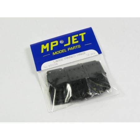 Charnières plastique 16x32mm 12pcs Mp Jet - FLASH RC