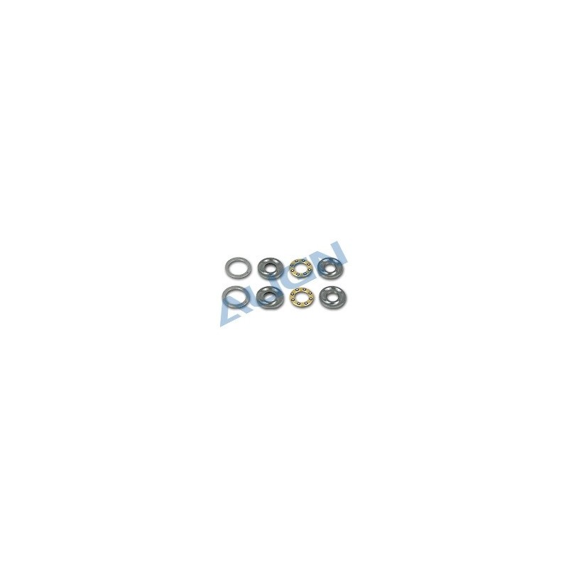 T-REX 500 - H50004 - Palier butée + Entretoise D5/12X4 (2pcs) - TREX 500 Align - FLASH RC