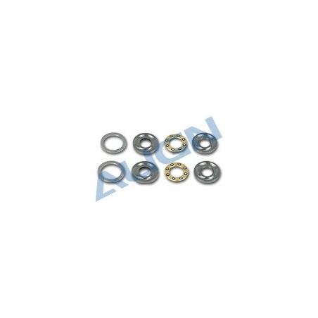 T-REX 500 - H50004 - Palier butée + Entretoise D5/12X4 (2pcs) - TREX 500 Align - FLASH RC