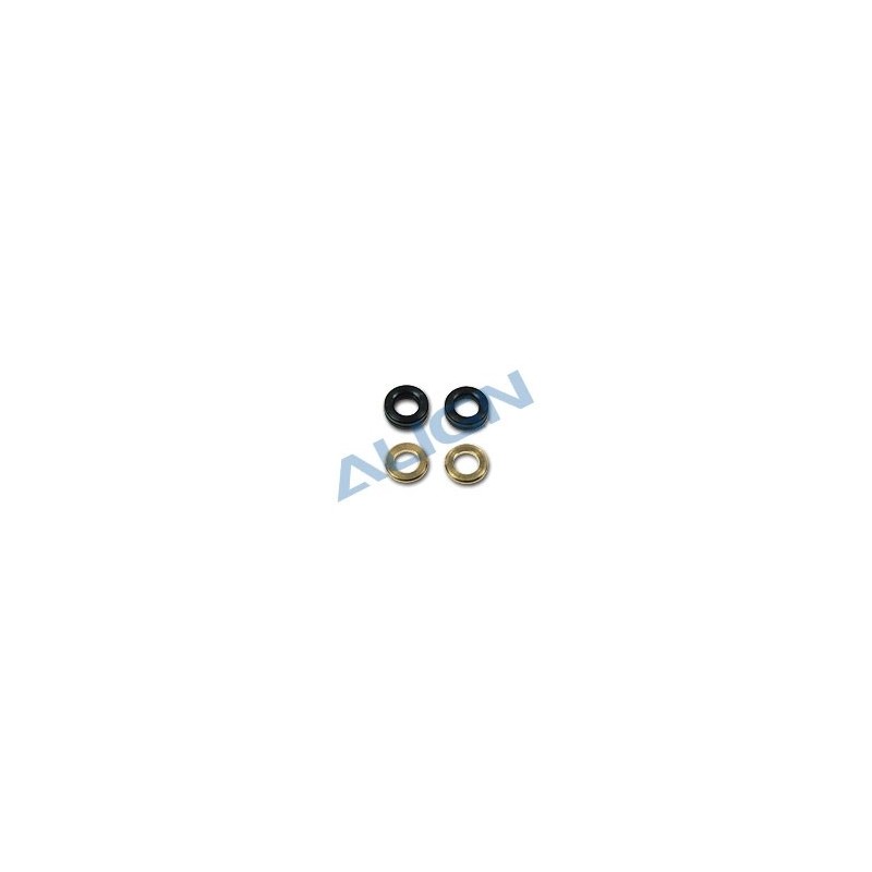 T-REX 500 - H50022 - Black rubber damper 85° - TREX 500 Align - FLASH RC