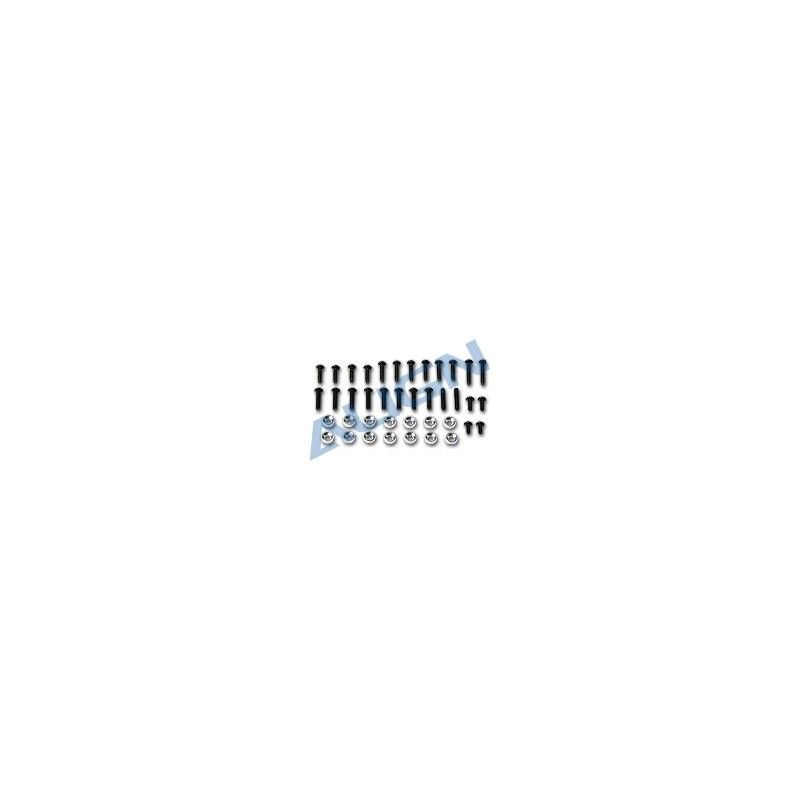 T-REX 500 - H50048 - Kit vis pour chassis - TREX 500 Align - FLASH RC