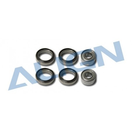 T-REX 500 - H50099 - Roulement 4X9X4 / 8X12X2.5ZZ  2/4Pc - TREX 500 Align - FLASH RC