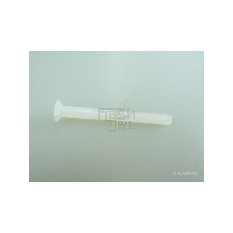 Vis nylon M4x40mm tête fraisée Multiplex (10 pcs) - FLASH RC