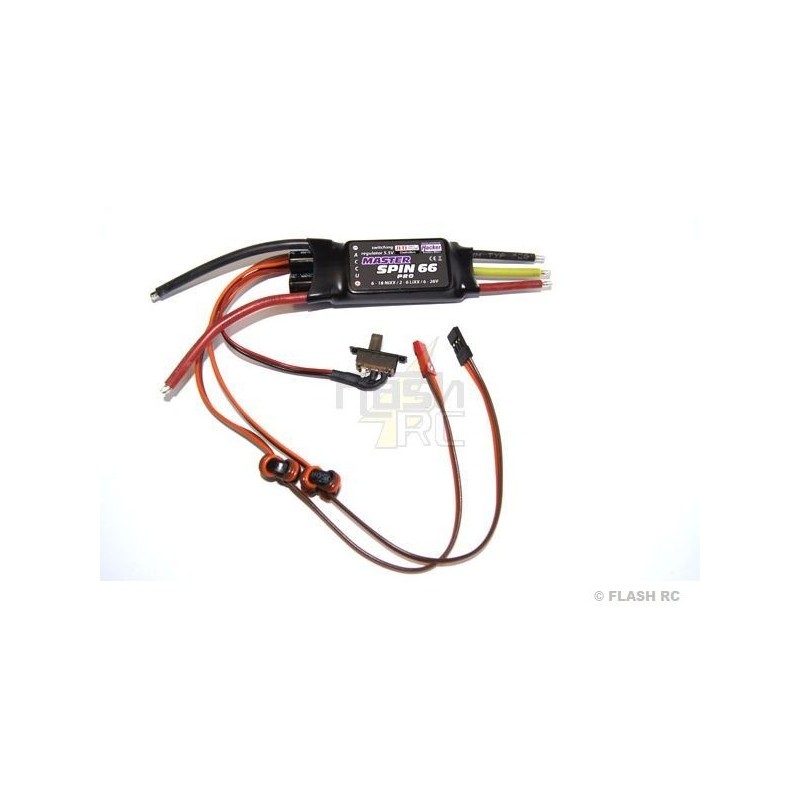 Brushless - CONTROLEUR Jeti MasterSPIN 66 PRO - FLASH RC