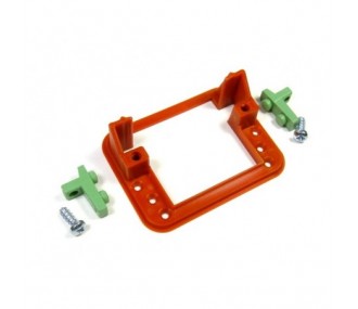Supporti per servo di precisione - Supporti (1 coppia) Tipo di servo Hitec 17 (HS 225 BB, HS 225 MG, HS 5245 MG) / Graupner DES6