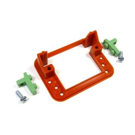 Präzisionsservohalterungen - Halterungen (1 Paar) Servo Type Hitec 17 (HS 225 BB, HS 225 MG, HS 5245 MG) / Graupner DES676 BB -.