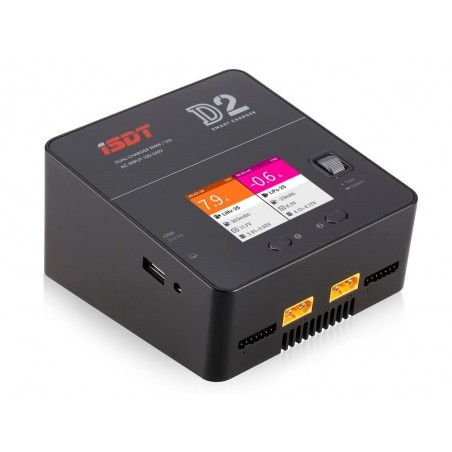 Caricabatterie - Caricabatterie ISDT D2 2x6S/10A/200W AC/240V - FLASH RC