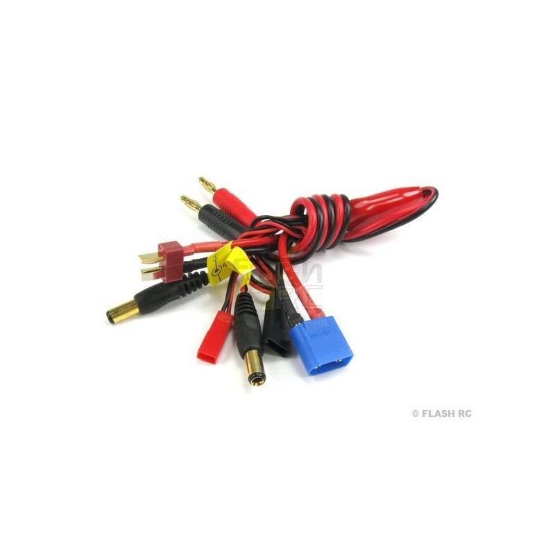 Per le batterie di propulsione - Cordon multiPrises Dualsky - FLASH RC
