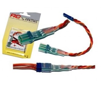 Cables en Y para servos - Cable en Y - Servo V cable 10cm JR Emcotec - FLASH RC