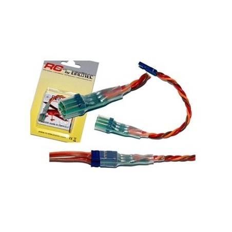 Cavi a Y per servi - Cavo a Y - Cavo servo V 10cm JR Emcotec - FLASH RC