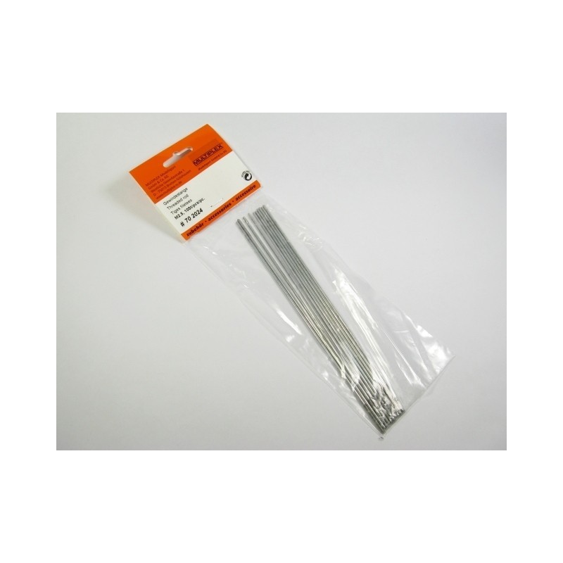 Aste filettate - Aste filettate M2 per 10 Multiplex - FLASH RC