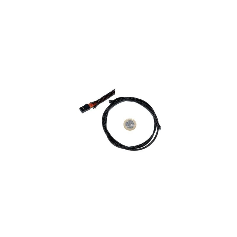 Cable ties - Black braided cable tie 1-5mm, 1m - FLASH RC
