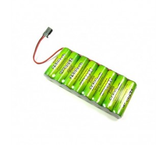 Batterie del trasmettitore - Batteria piatta NiMh Tx A2Pro 9,6V 2500 mAh - FLASH RC