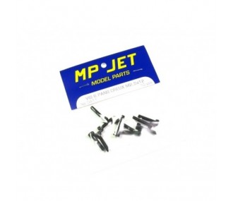 Tornillos hexagonales - TORNILLO CUADRADO M2.5x12 mm 10pcs - FLASH RC