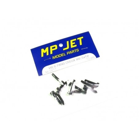 Tornillos hexagonales - TORNILLO CUADRADO M2,5x20 mm 10pcs - FLASH RC