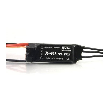 Brushless - Controlador Hacker 40A - X40 SB pro - FLASH RC