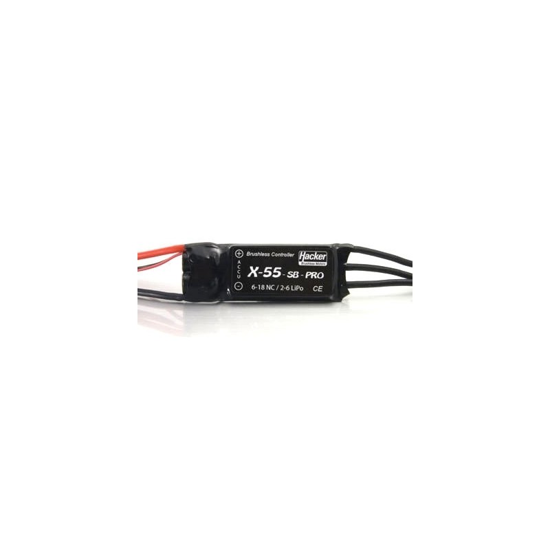 Brushless - Controlador Hacker 55A - X55 SB pro - FLASH RC
