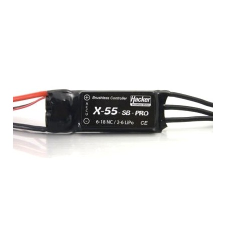 Brushless - Controller Hacker 55A - X55 SB pro - FLASH RC