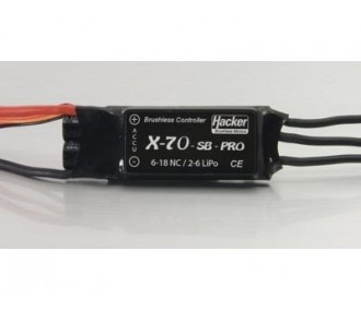 Brushless - Controleur Hacker 70A - X70 SB pro - FLASH RC