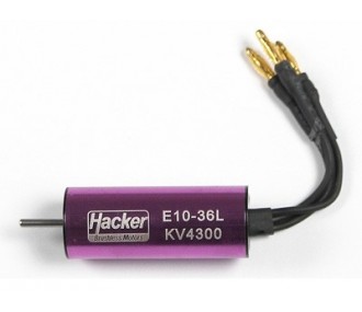 Inrunner - Motor brushless inrunner Hacker E10-36L 14g kV4300 - FLASH RC