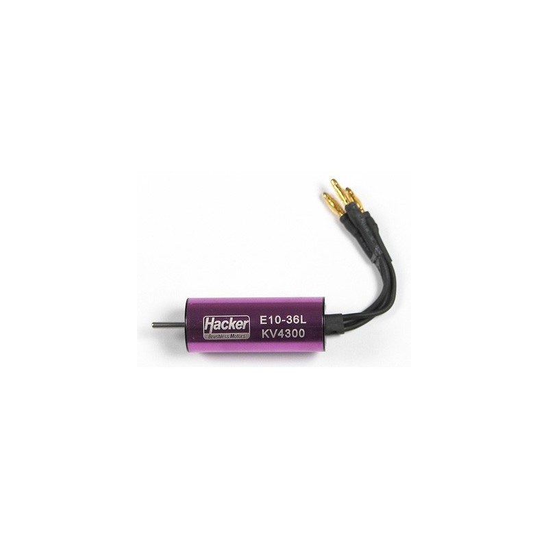 Inrunner - Motore brushless inrunner Hacker E10-36L 14g kV4300 - FLASH RC