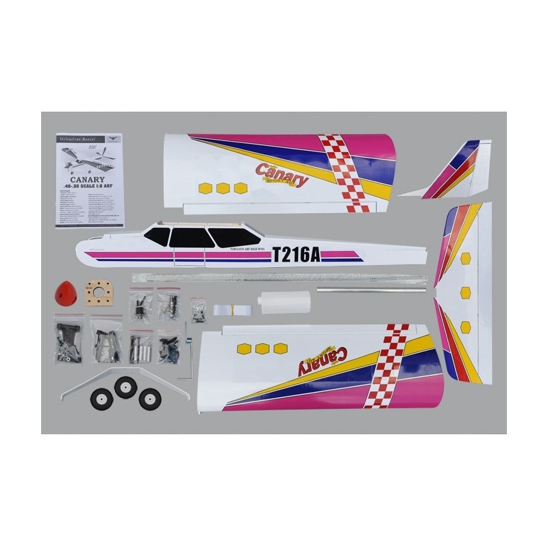 RC-Flugzeuge für Anfänger - Flugzeug Phoenix Model Canary .46-55 GP/EP ARF 1.54m - FLASH RC