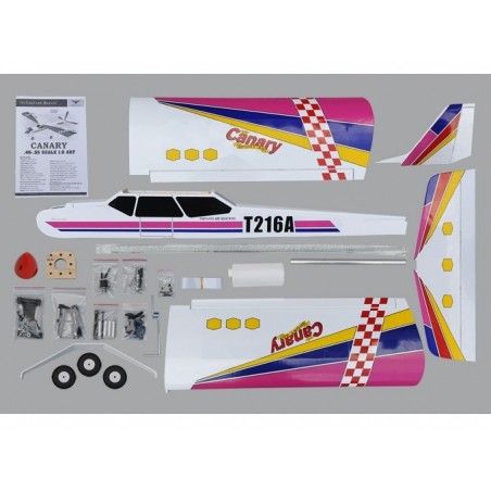Beginner RC Aircraft - Phoenix Model Canary .46-55 GP/EP ARF 1.54m - FLASH RC