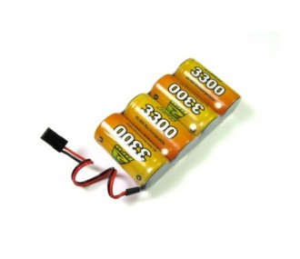 Batterie del ricevitore - Batteria 4,8V 3300mAh NiMh piatta A2pro - FLASH RC