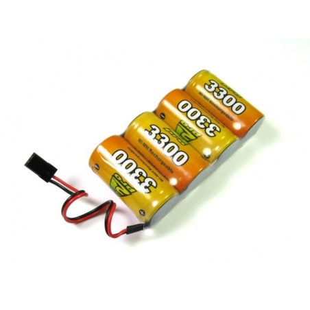 Receiver batteries - Battery 4,8V 3300mAh NiMh flat A2pro - FLASH RC