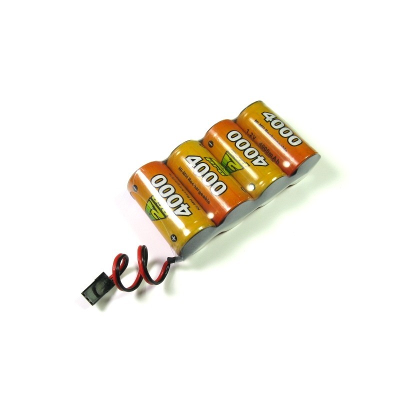 Receiver batteries - Battery 4,8V 4000mAh NiMh flat A2pro - FLASH RC