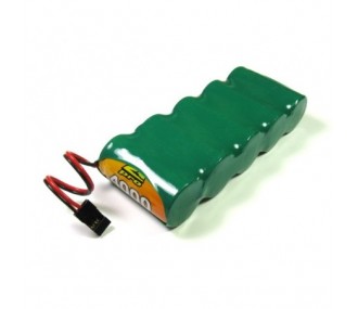 Batterie per riceventi - Batteria 6,0V 4000mAh NiMh piatta A2pro - FLASH RC
