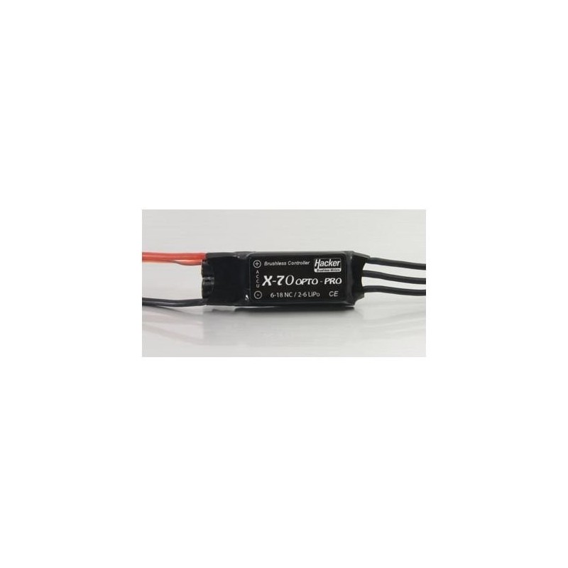 Brushless - Controleur Hacker 70A - X70 OPTO PRO - FLASH RC