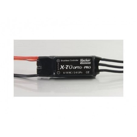 Brushless - Controleur Hacker 70A - X70 OPTO PRO - FLASH RC