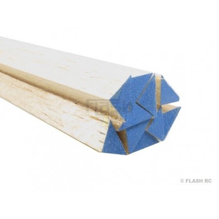 Triangular rods - Triangular rod Balsa 8x8 AIR LOISIRS - FLASH RC