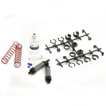 Ersatzteile RC-Cars - Traxxas amortisseurs arrièrere gris tres longs complets (2) 3762A - FLASH RC