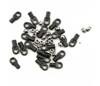 Spare parts for RC cars - Traxxas clevises + balls (16 long + 4 short) 1942 - FLASH RC