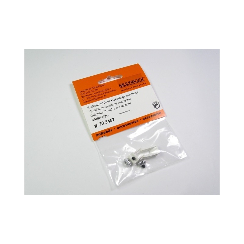 Guignols - Guignol 'twin' rod connector (2pcs) - FLASH RC