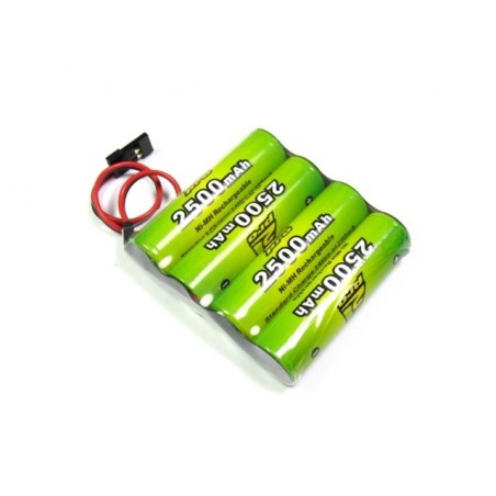 Batteries de réception - Batterie 4,8V 2500mAh NiMh plat A2pro - FLASH RC