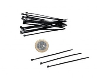 Serre cable rilsan noir 1,8mmx71mm, 100 pièces - FLASH RC