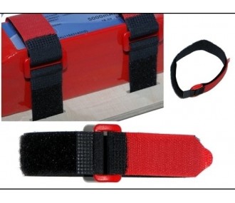 Velcro (bandes, colliers, patchs) - Sangle Velcro avec passant Emcotec, 360mm - FLASH RC