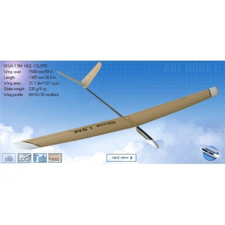 RC-Segelflugzeuge - SKUA 1,5m Art Hobby - FLASH RC