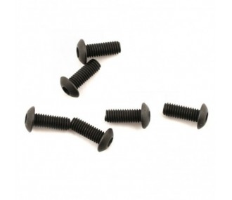 Ricambi per auto RC - Traxxas vite testa btr 3x8mm (6) 2576 - FLASH RC