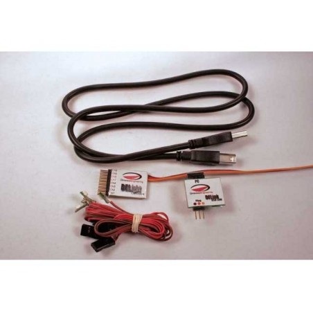Signalisation, lumière, son - DelLight Starter KIT USB complet avec 4 LED - FLASH RC