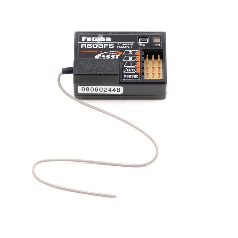 Ricevitore Futaba R603FS a 3 canali da 2,4 GHZ