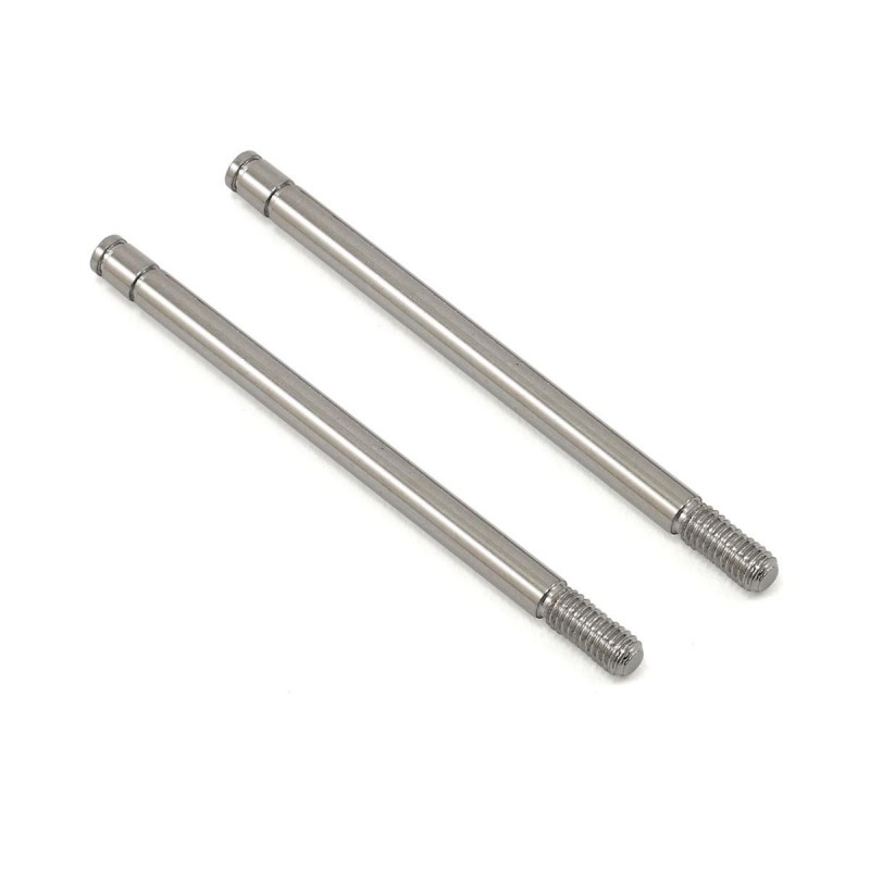 Spare parts for RC cars - Traxxas long shock absorber rod chrome finish steel (2) 1664 - FLASH RC