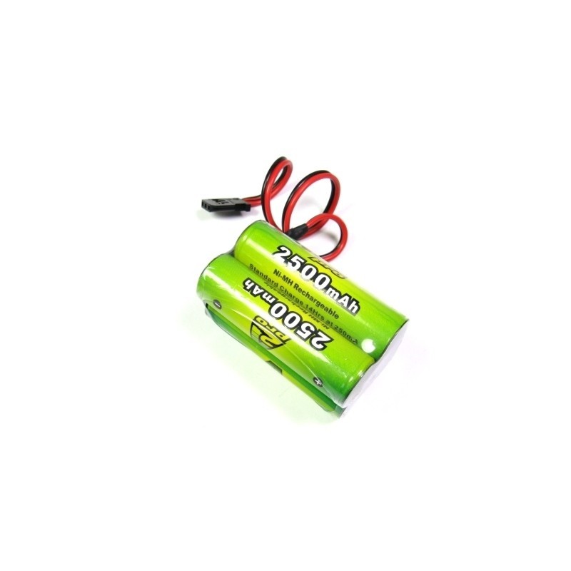 Batteries de réception - Batterie 4,8V 2500mAh NiMh bloc A2pro - FLASH RC