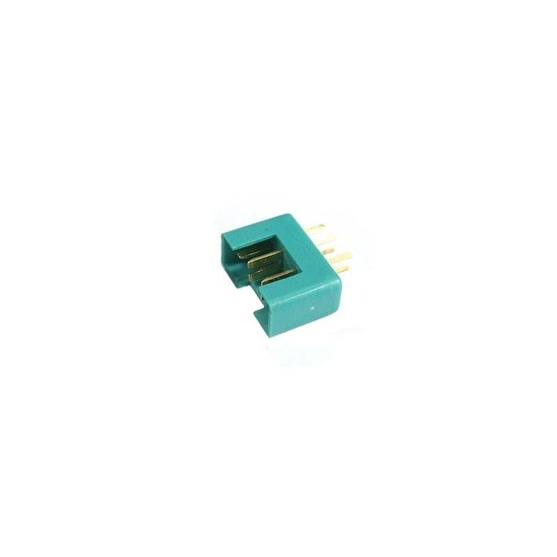 Spina MPX - Spina MPX 6 pin verde maschio (1 pz) Muldental - FLASH RC