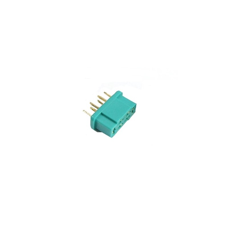 MPX-Stecker - 6-poliger MPX-Stecker grün weiblich (1 Stck.) Muldental - FLASH RC